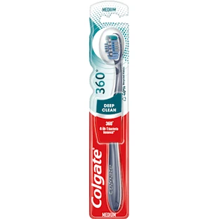 Colgate Brosse à dents 360 Deep Clean Medium, 1 pc