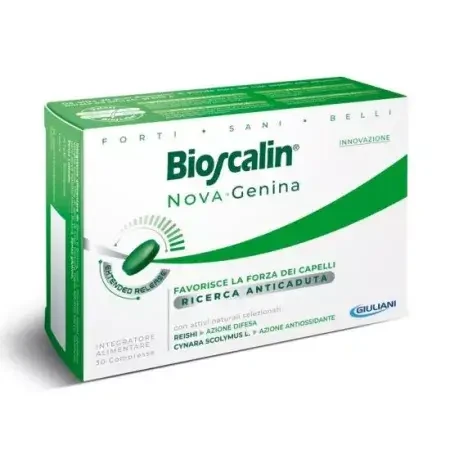 Tratamiento revitalizante contra la caída del cabello Physiogenina, 10 ampollas, Bioscalin