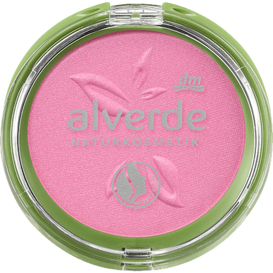 alverde NATURKOSMETIK Holographic Blush 11 Luminous Pink, 4 g