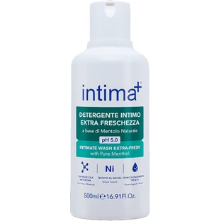intima+ Intima Seife extra freshness ph5 mit Menthol, 500 ml