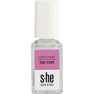 s-he colour&style Top Coat Ultra Mate 313/002, 10 ml