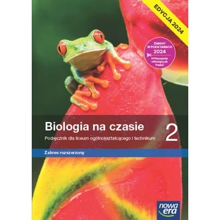 Nowa biologia na czasie podręcznik 2 liceum i technikum extended scope