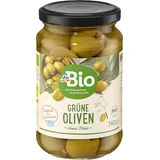 dmBio Grüne Oliven, entkernt, 180 g