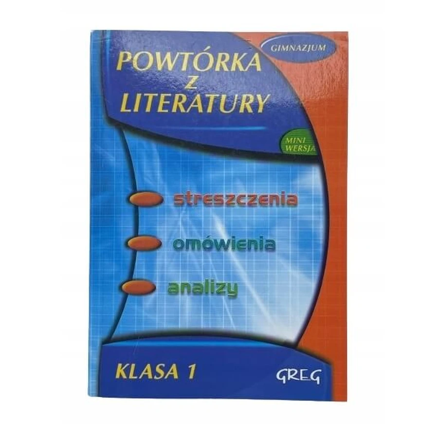 Greg Repetition of literature class 1 middle school