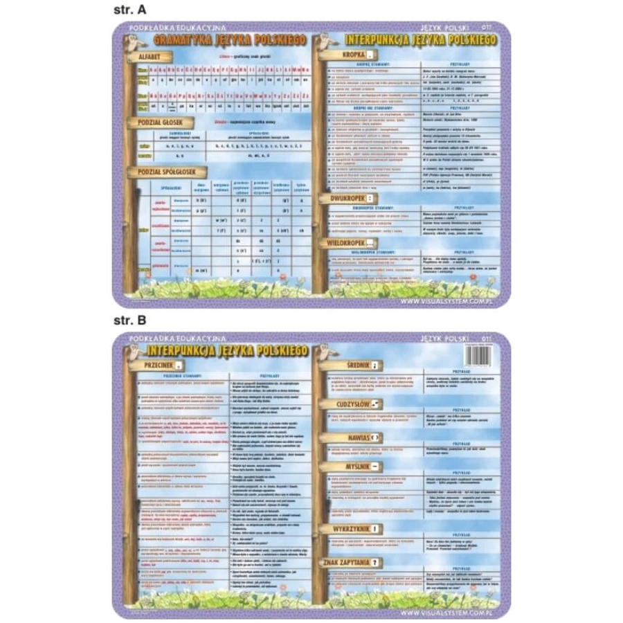 Educational pad 011 - Alphabet, punctuation marks