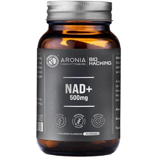 NAD+ at 500 mg - 60 capsules that support energy, cell regeneration and longevity | Bio Hacking
