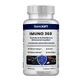 Imuno 360: Immuniteitssupplement voor volwassenen - Ondersteunt de immuniteit en biedt antivirale bescherming - 100% natuurlijk - 30 capsules