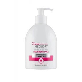 Anida Medisoft emulsión para manos y cuerpo con dosificador, 500 ml