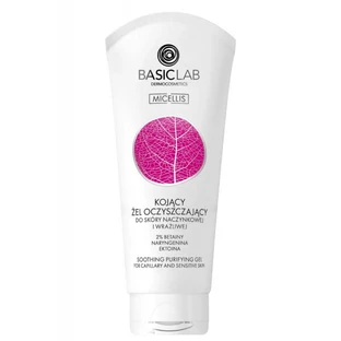 BasicLab Verzachtende Reinigingsgel voor Vasculaire en Gevoelige Huid, 100 ml