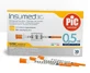 INSUMED INSULIN SYRINGES 0.5ML 30 PCS