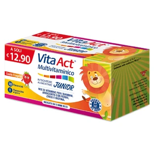 VITA ACT MULTIVITAMIN JUNIOR 10 FLACONS FRAISE