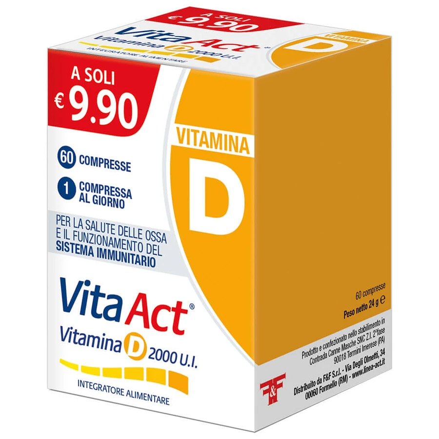 VITA ACT VITAMIN D 2000 U.I 60 CPR