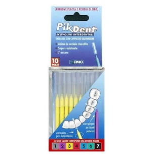 PIKDENT INTERDENTALE RAGERS MET HYGIËNISCHE KAP MAAT 3 (0,6 MM)