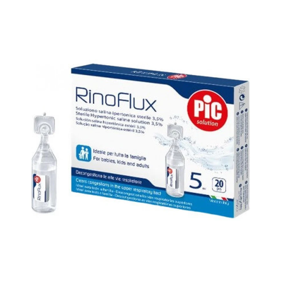 SOLUTION SALINE HYPERTONIQUE 20 FL 5 ML