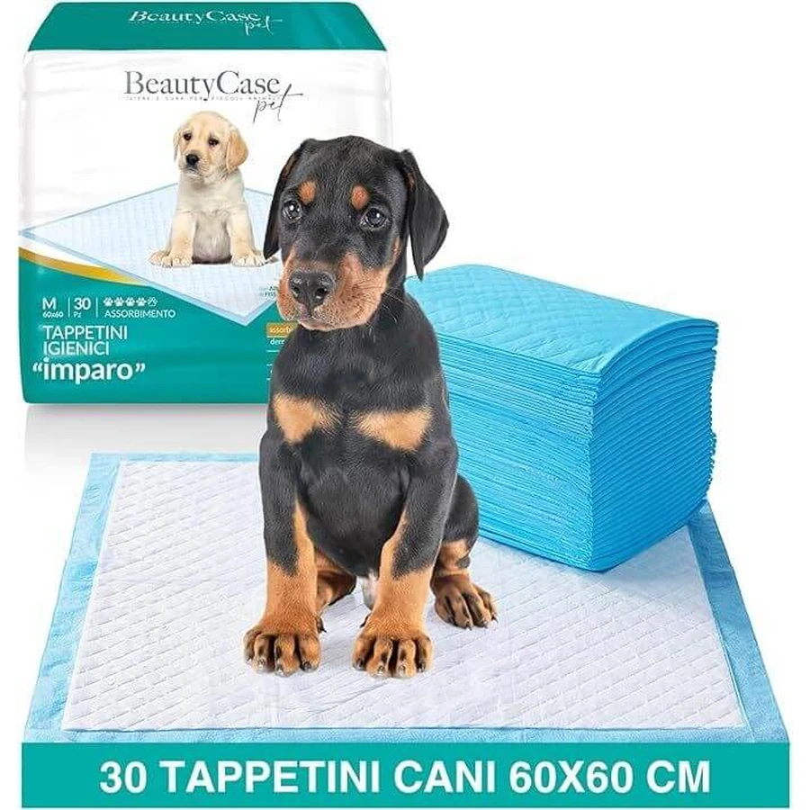 ALMOHADILLAS HIGIÉNICAS PARA PERROS Y GATOS TALLA M (60X60) 30 UNID.