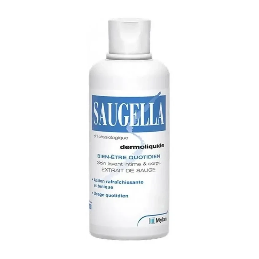 SAUGELLA DERMOLIQUID 500ML MIT GRATIS CLUTCH BAG VERSCHIEDENE FARBEN