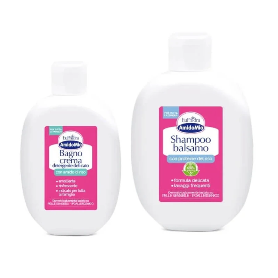 EUPHIDRA AMIDO MIO CRÈME DE BAIN ET SHAMPOOING CONDITIONNEUR
