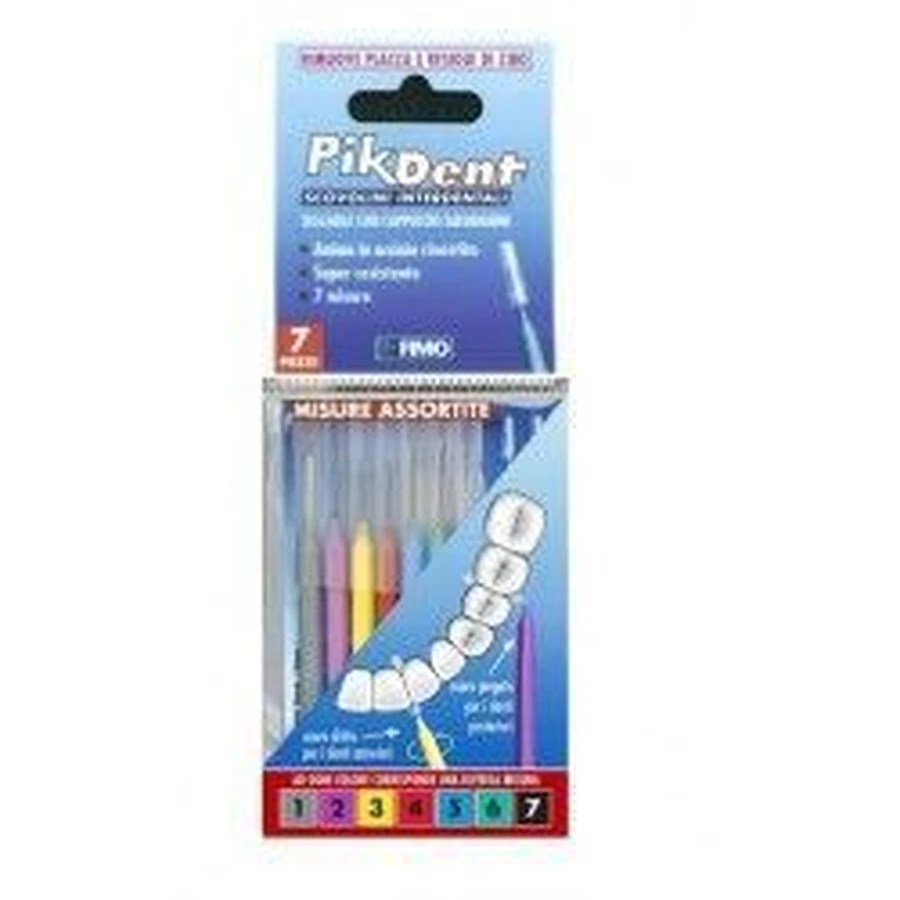 CEPILLOS INTERDENTALES PIKDENT CON CAPUCHÓN HIGIÉNICO TAMAÑO 7 (1,2 MM)