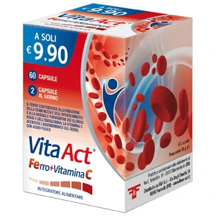 VITA ACT IJZER+VITAMINE C 60 CPS