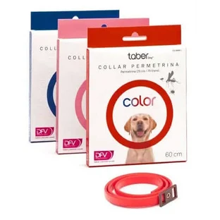 Taberdog Permethrin Halsband 60 cm rosa