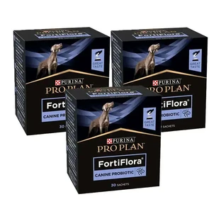 Purina Pro Plan Fortiflora Probiotic voor honden, verpakking 3 x 30x1g