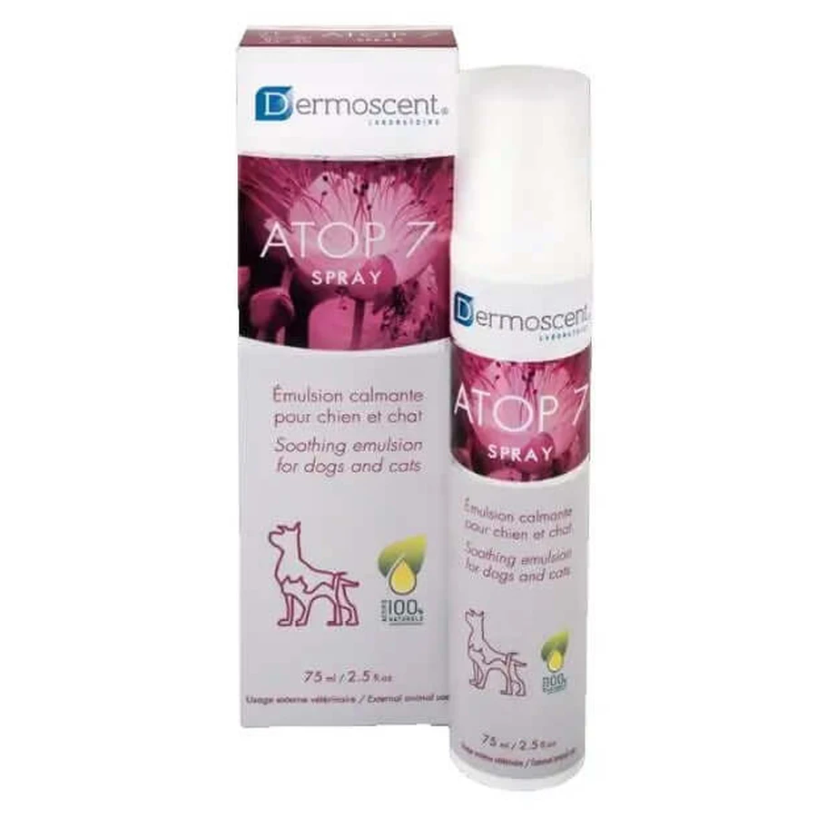Dermoscent Atop 7 Spray para perros y gatos, 75 ml