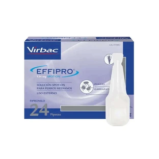 Effipro 134 Mg Spot-On Medium Hunde 10-20 kg, 24 Pipetten