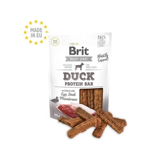 Brit Jerky Snack Protein Snack Bar Duck 80Gr for Dogs