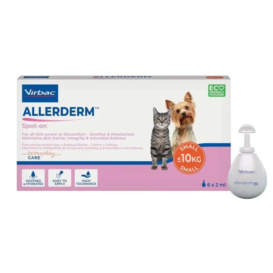 Virbac Allerderm Spot-On 2 ml 6 Pipetten