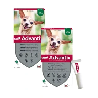 Advantix antiparasitic pipette for dogs up to 4 kg, 8 units X 0.4 ml