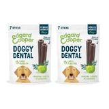 Edgard & Cooper Adult Honden Gebit Snack 8X255G Large Appel & Eucalyptus, verpakking van 2
