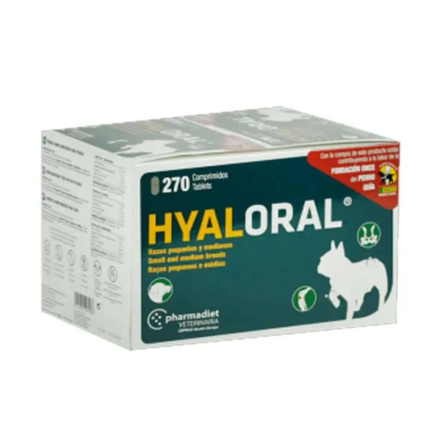 Pharmadiet Hyaloral Small Medium Dog 270 Tabletten