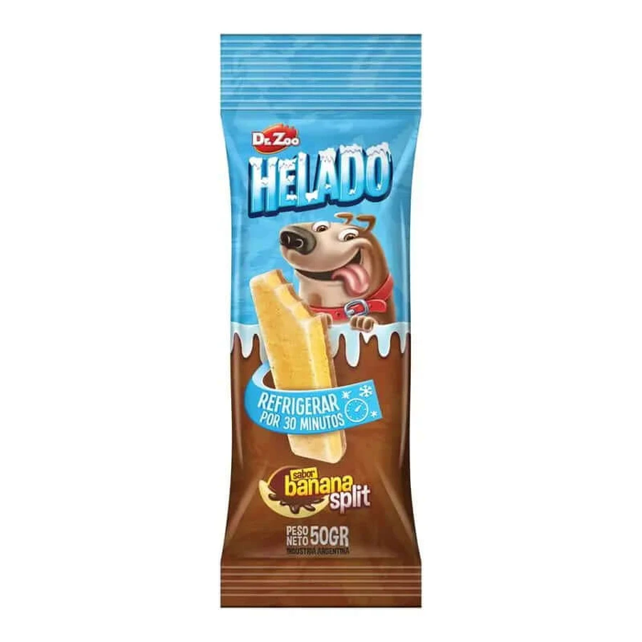 Dr ZOO Ice Cream Dog Banana Split 24X50Gr