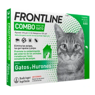 Frontline Combo Katten & Fretten Spot On, 6 pipetten x 0,5 ml