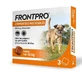 Frontpro Dewormer para perros 4-10 Kg (M), 3 comprimidos masticables
