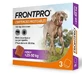 Frontpro Dewormer para perros 25-50 kg (Xl), 3 comprimidos masticables