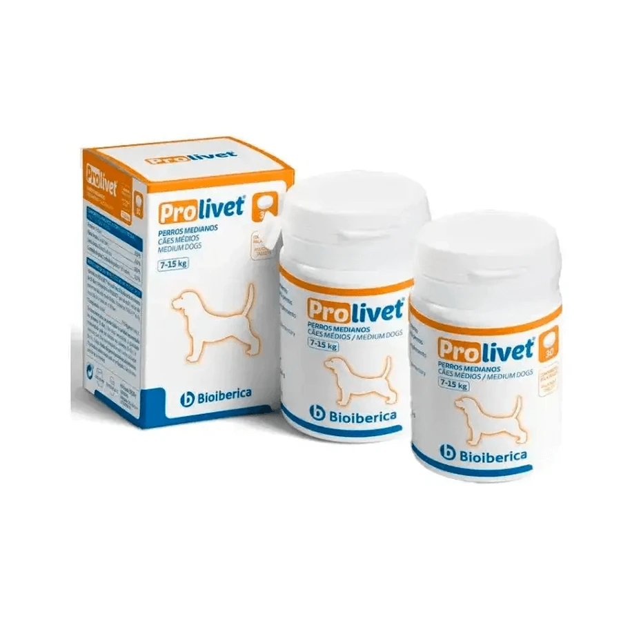 Prolivet for medium-sized dogs, pack 2 x 30 tablets