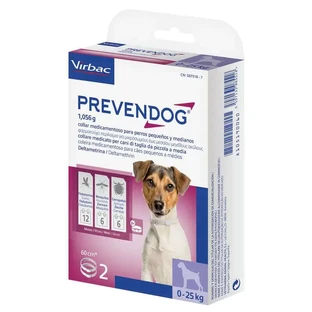 Virbac Prevendog Antiparasitic collar 60 cm 2 units