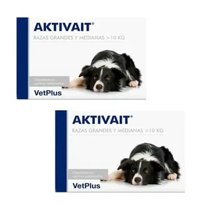 Aktivait Blister for large breed dogs, pack 2 x 60 tablets