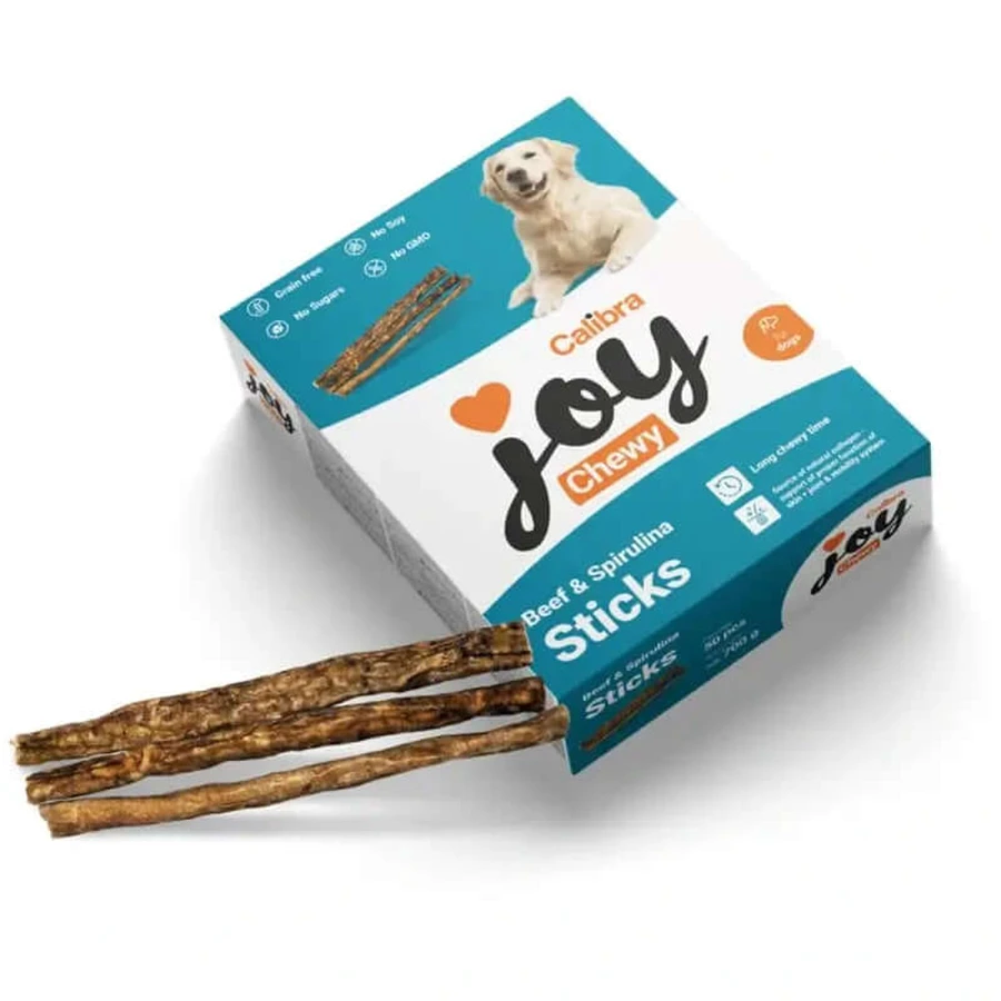 Calibra Joy Kauwsticks Rundvlees & Spirulina, 50 stuks X 700 gram