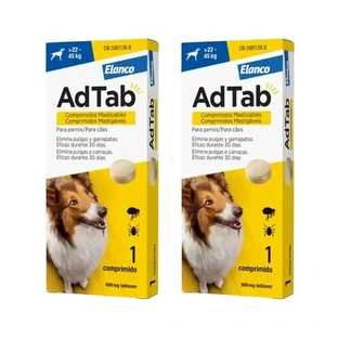 Adtab 900Mg Kautabletten für Hunde 22-45Kg, 2 Tabletten