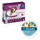 Vectra 3D 4-10 kg + 3 Brustwarzen + Seresto Small Halsband, kleine Hunde Packung