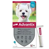 Advantix antiparasitaire pipet voor honden van 4 tot 10 kg 4 eenheden x 1 ml