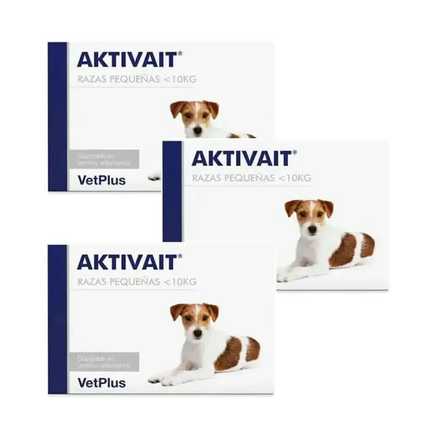 Aktivait Kleine Rassenhunde Blister, Packung 3 x 60 Tabletten