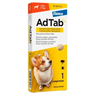 AdTab 225Mg Kautabletten Hunde 5,5-11Kg, 1Cpd