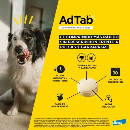AdTab 225Mg Kautabletten Hunde 5,5-11Kg, 1Cpd