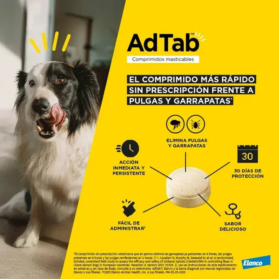 AdTab 225Mg Kautabletten Hunde 5,5-11Kg, 1Cpd