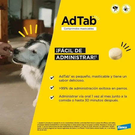 AdTab 225Mg Kautabletten Hunde 5,5-11Kg, 1Cpd