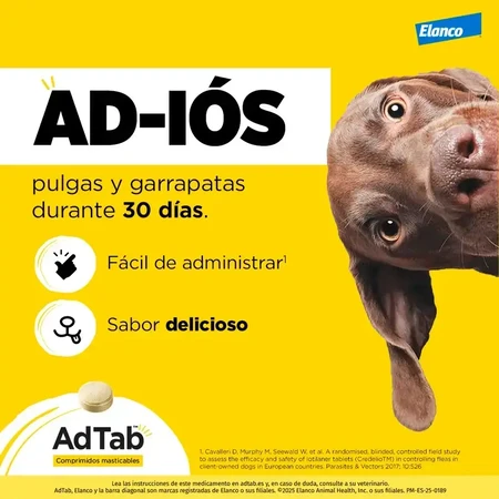 AdTab 225Mg Kautabletten Hunde 5,5-11Kg, 1Cpd