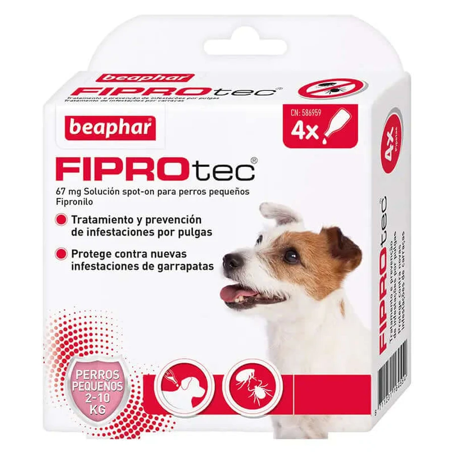 Beaphar Fiprotec Fiprotec Spot On Small Dog 2-10Kg 4 pipe x 0,67 ml